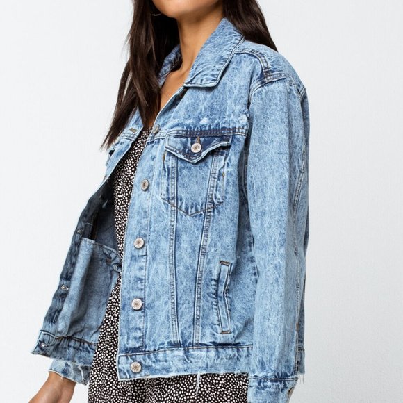 women's boyfriend denim jacket